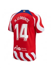 Atletico Madrid Marcos Llorente #14 Fotballdrakt Hjemme Klær 2022-23 Korte ermer